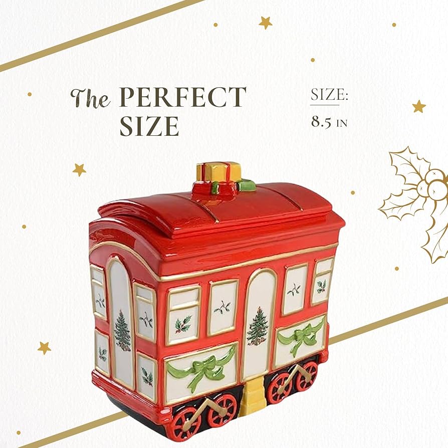 スポード　TRAIN STATION クッキージャー　陶器製 スポード TRAIN STATION クッキージャー 陶器製